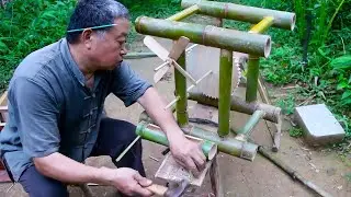 Genius Grandpa Amu spent half a day making a bubble machine for his grandson#woodworking #carpentry