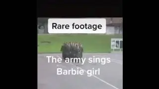 Army Sings Barbie Girl