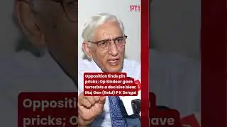 Opposition finds pin pricks; Op Sindoor gave terrorists a decisive blow: Maj Gen (Retd) P K Sehgal