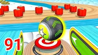 Going Balls, SpeedRun, Going Balls Portal Run Gameplay Level 91