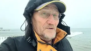 🥶😮 ПОЛУЗАМЕРЗШАЯ БАЛТИКА❄️🌊 ЗЕЛЕНОГРАДСК ЗИМОЙ🌊❄️ ПОГОДА СЕГОДНЯ 🌡️