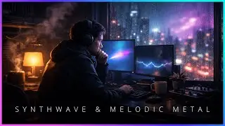 The Quiet Hacker's Den: Cyberpunk Synthwave Melodic Metal Ambience for Deep Work & Reflection