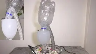 How to Make a Simple Water Fountain at Home | Indoor fountain DIY