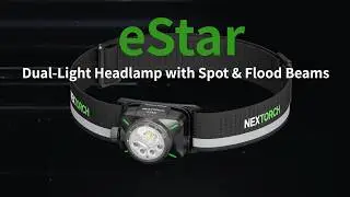 eStar Dual-Light Headlamp with Spot & Flood Beams