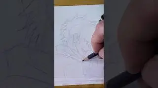 How to Draw Anime Satoru Gojo Jujutsu Kaisen 1 #anime #art #drawing #ink #draw #drawingtutorial