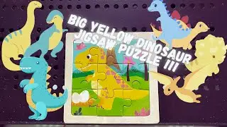 BIG YELLOW DINOSAUR WITH IT EGGS - Jigsaw Puzzle 🧩❗|| Game for Kids & Toddlers