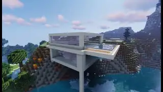 Minecraft Cliff House tutorial