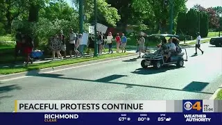 Peaceful protest in Fishers