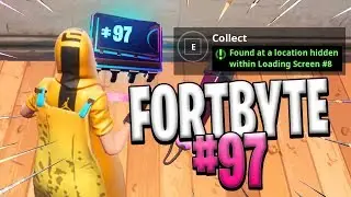 FORTBYTE #97 Found at a location hidden within Loading Screen #8 Season 9 Secret Battle star replace