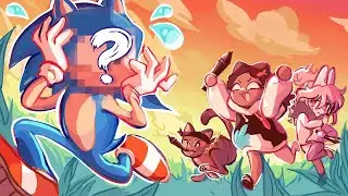 Мы пытались рисовать персонажей SONIC по памяти, но они какие-то&hellip;