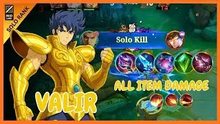 USE ITEM ALL  DAMAGE  VALIR FULL ITEM BEST DAMAGE - VALIR GAMEPLAY