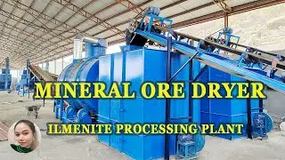 Industrial Mineral Rotary Dryer for Titanium Iron, Tantalum Niobium Ore Mining & Processing!