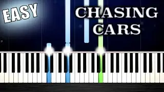 Snow Patrol - Chasing Cars - EASY Piano Tutorial by PlutaX