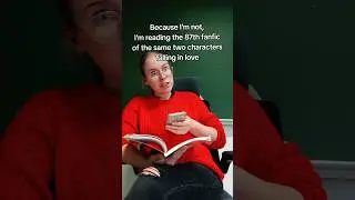 Reading fanfiction instead of the books from my TBR pile #fanfic #fanfiction #ao3 #wattpad #booktok