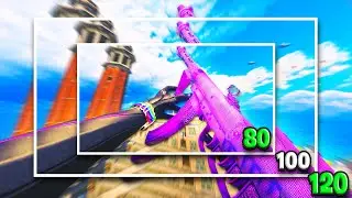i played warzone on console..😱 (80 FOV + 60 FPS)