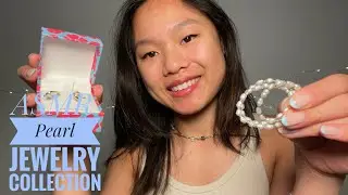 ASMR Pearl Jewelry Collection 🦪 (Tapping and Scratching)