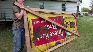 How to Move/Store Large Antique Signs: Building a Crate for Metal Billboards