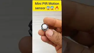 try 🔥 this mini pir motion sensor 😱 || Mini pir motion motion sensor || #diy #shorts #electronic