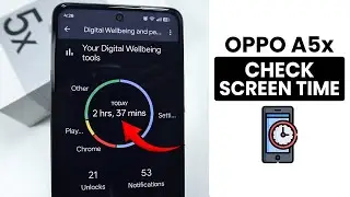 How to Check Screen Time in Oppo A5x - Screen Time Setting