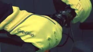Ochraniacze na buty Gripgrab Race Thermo Hi Vis i rękawice Windster Hi Vis