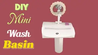 How To Make Mini paper wash Basin \  Sink for Bathroom  / Origami Wash Basin / Creative MoM