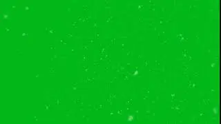 Green Screen Snow
