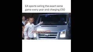 EA sports selling the exact same game every year and charging &pound;50