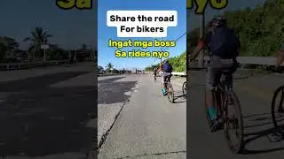 share the road to bikers #safetyfirst #safety