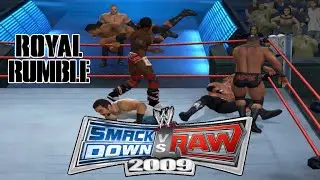 Smackdown vs Raw 2009 has an INSANE Royal Rumble Match!