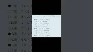 Japanese Counters Are Nightmarish When It Comes to Pitch Accent