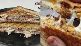 Chicken Sandwich 2Ways || Chicken Cheese Sandwich || Chicken Sandwich Recipe || RR Tasty kitchen