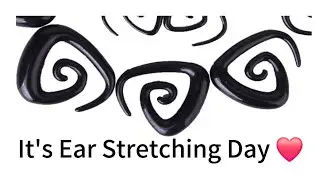 Let's Stretch My Earlobes Together | A Tutorial 🖊