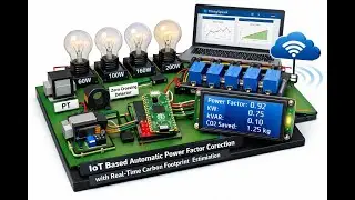 HVS-2771. Автоматическая коррекция коэффициента мощности на основе IoT с оценкой углеродного след...