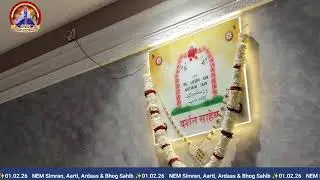 NEM Simran, Aarti, Ardaas & Bhog Sahib ✨ 01.02.26