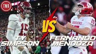 Alabama vs Indiana CFP Preview 🔥 Ty Simpson vs Heisman QB Fernando Mendoza | Key Matchups