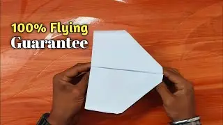 WORLD RECORD Paper Airplane | BEST Origami Plane Tutorial
