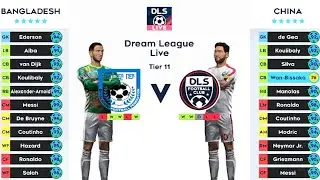 DLS21 Live Match || Bangladesh VS China