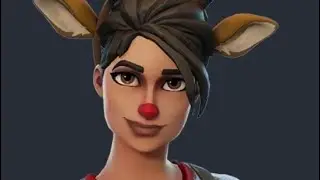 🦌Red-nosed raider🦌skin gameplay Fortnite random squads