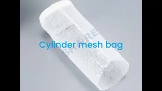 Cylinder PP Polyester Nylon Mesh Filter Bags Sewn Bottom for Medical Application