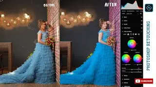 Amazing High End Photo Retouch -  Photoshop Tutorial - Wedding Photography