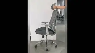 Scaun ergonomic, cu &icirc;nclinare sincronizată, suport lombar si tetiera reglabile, rotativ
