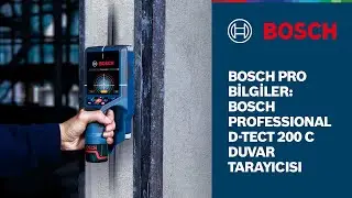 PROBİLGİLER: Bosch Professional D-Tect 200 C Duvar Tarayıcısı
