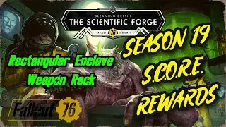 Fallout 76 | SEASON 19 - The Scientific Forge | Rectangular Enclave Weapon Rack | Reward |