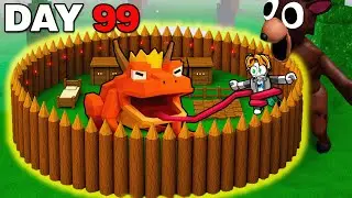 We Survived 99 Nights in the Forest FROG KING Update&hellip;