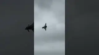 Eurofighter Typhoon: Rocketing Overhead | Spectacular Flyby!