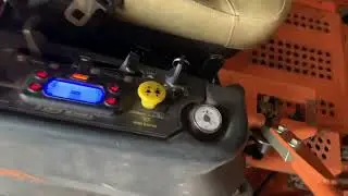 What a Scag Tiger Cat II with bad battery runs/sounds like.