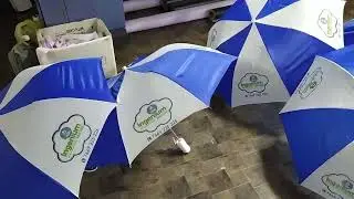 Designer Printed Promo Umbrellas/Executive Gift Umbrellas with Printing/High-End Marketing Umbrellas