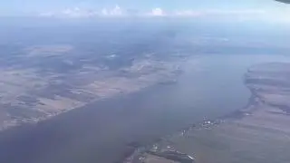 Final approach, descent and landing at Québec City Jean Lesage International Airport