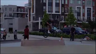 Riding A New Skatepark In Toronto (Downsview Skatepark) BMX