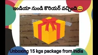 India to USA 15 kgs package// Garudavega courier service from India to America